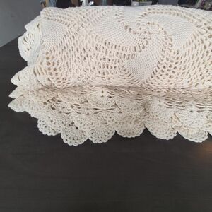 Crochet Bedspread | Boho Cottagecore Coverlet – Heavyweight – California King